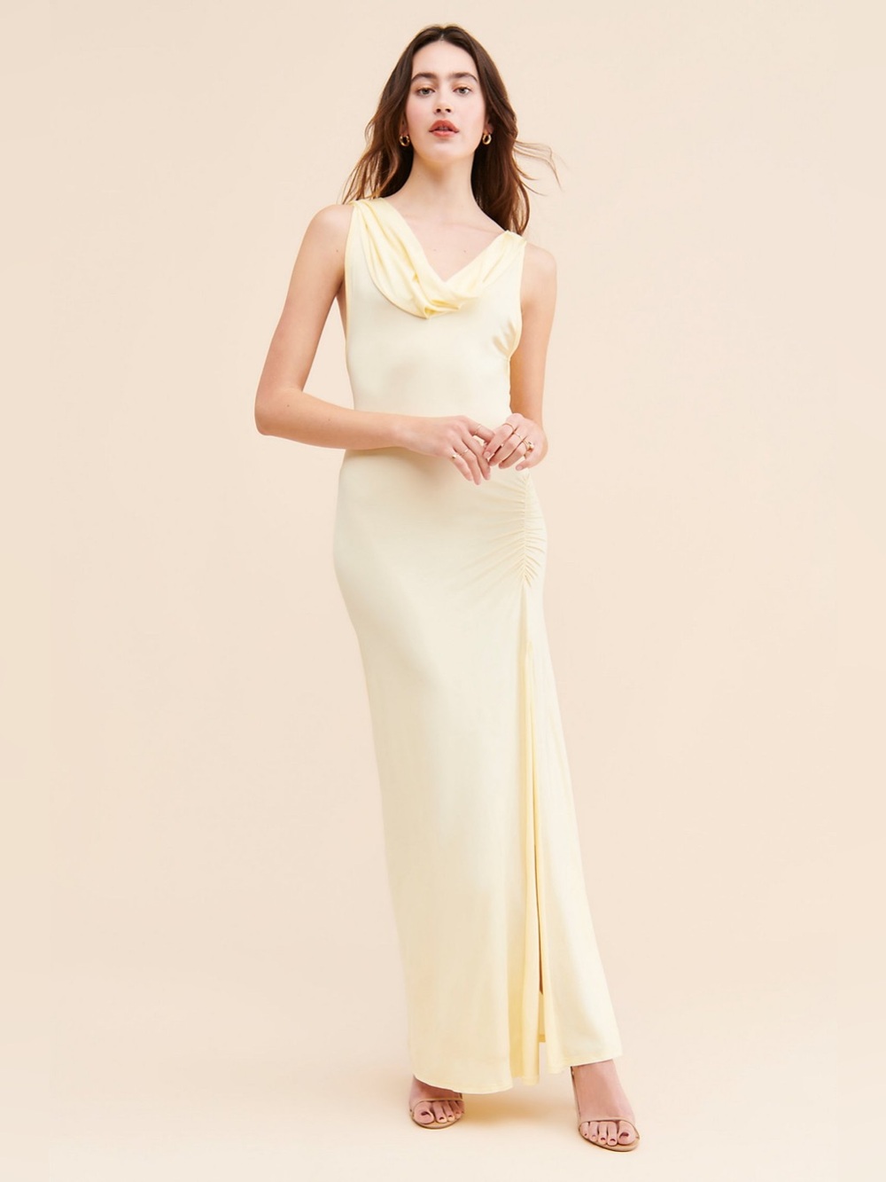 Free People Roxanne Maxi Dress Size XS Buttercup Yellow